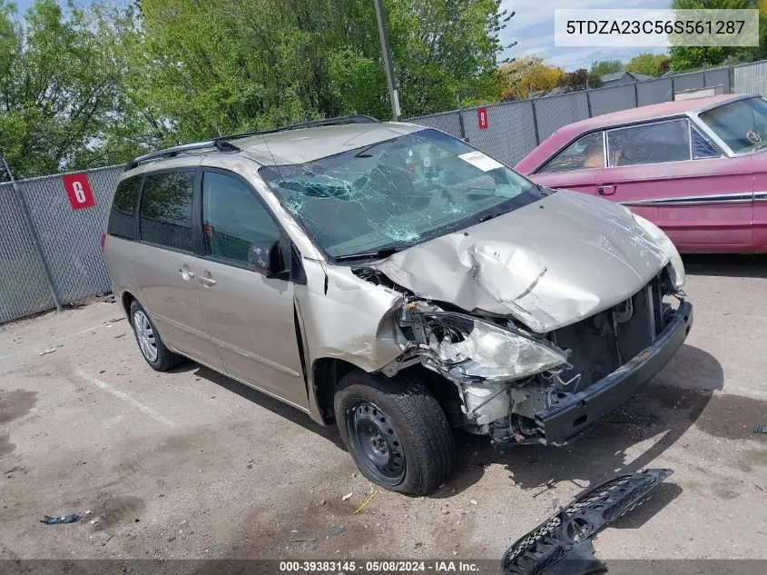 5TDZA23C56S561287 2006 Toyota Sienna Le