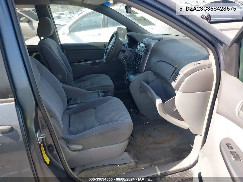 5TDZA23C36S428575 2006 Toyota Sienna Le