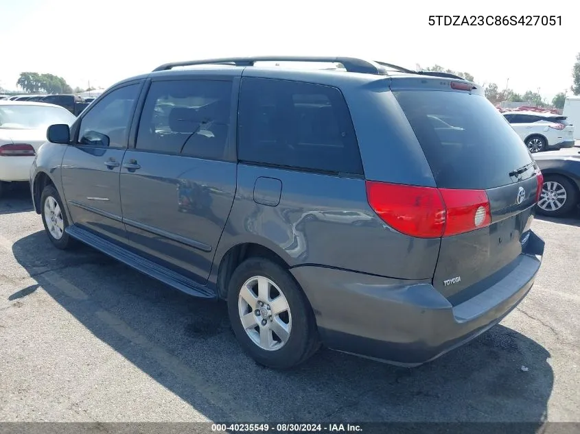 5TDZA23C86S427051 2006 Toyota Sienna Le