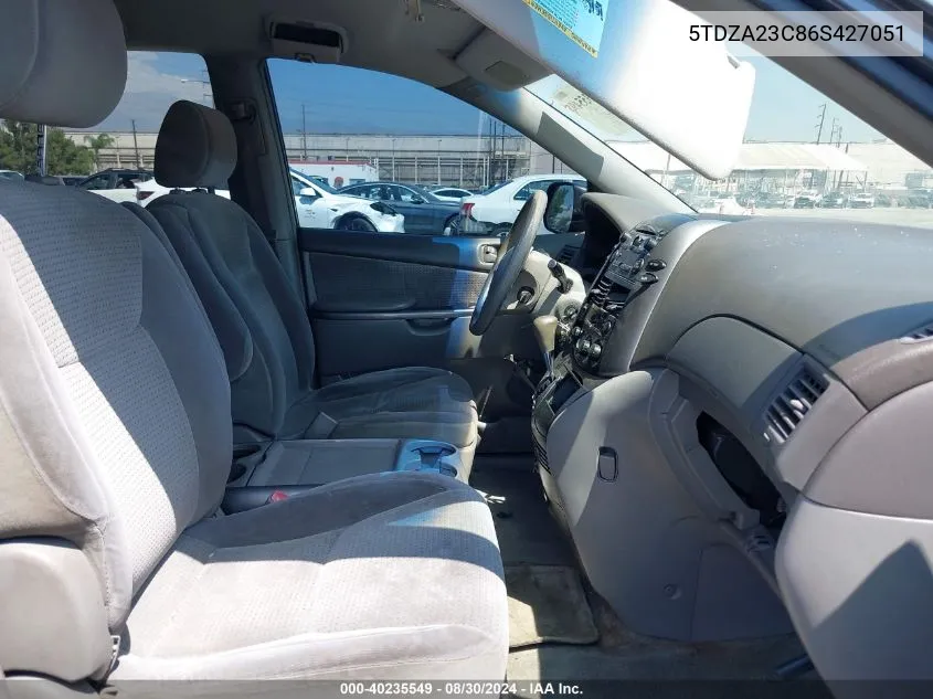 5TDZA23C86S427051 2006 Toyota Sienna Le