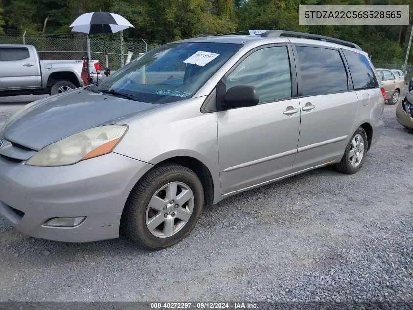 5TDZA22C56S528565 2006 Toyota Sienna Xle