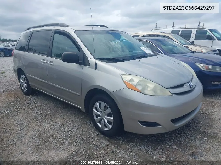 5TDZA23C66S429297 2006 Toyota Sienna Le