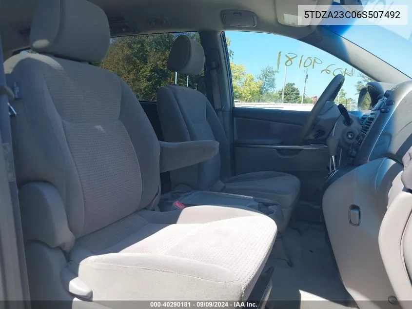 5TDZA23C06S507492 2006 Toyota Sienna Le