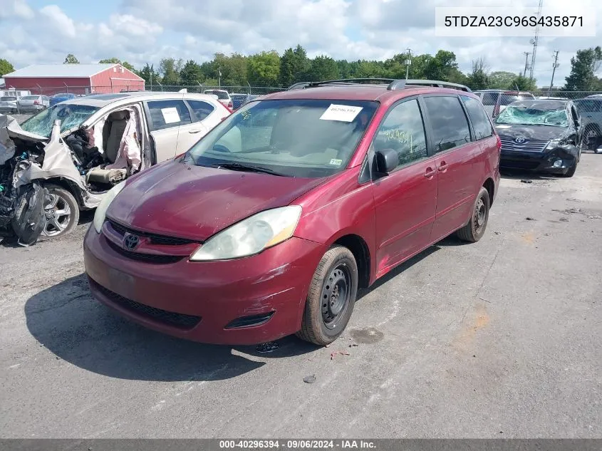 5TDZA23C96S435871 2006 Toyota Sienna Le