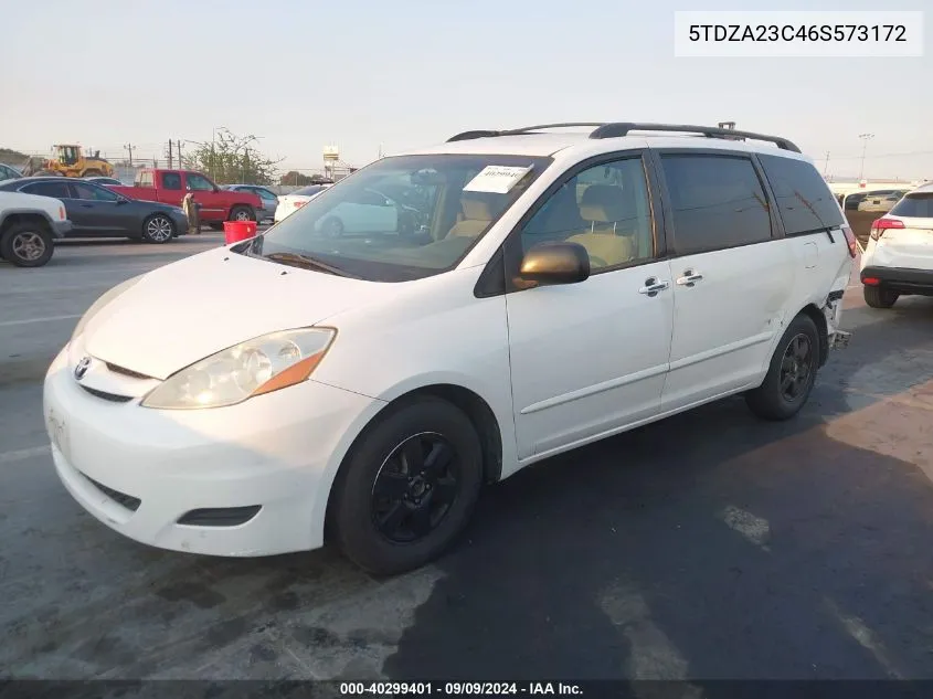 5TDZA23C46S573172 2006 Toyota Sienna Le