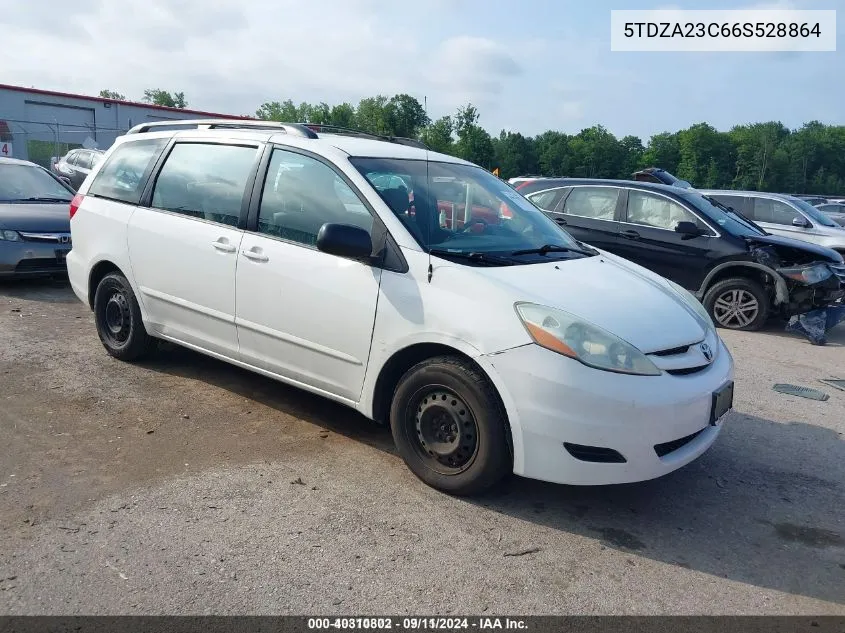 5TDZA23C66S528864 2006 Toyota Sienna Ce