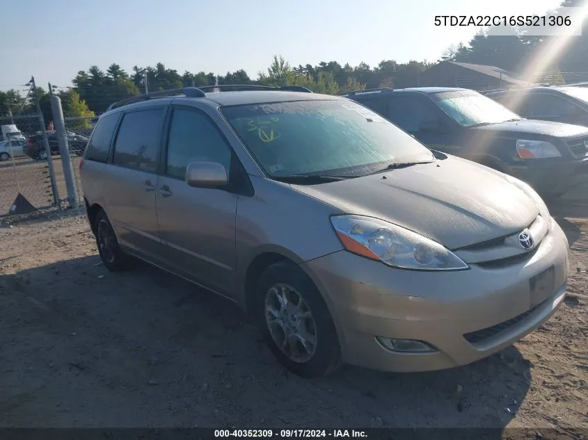 5TDZA22C16S521306 2006 Toyota Sienna Xle