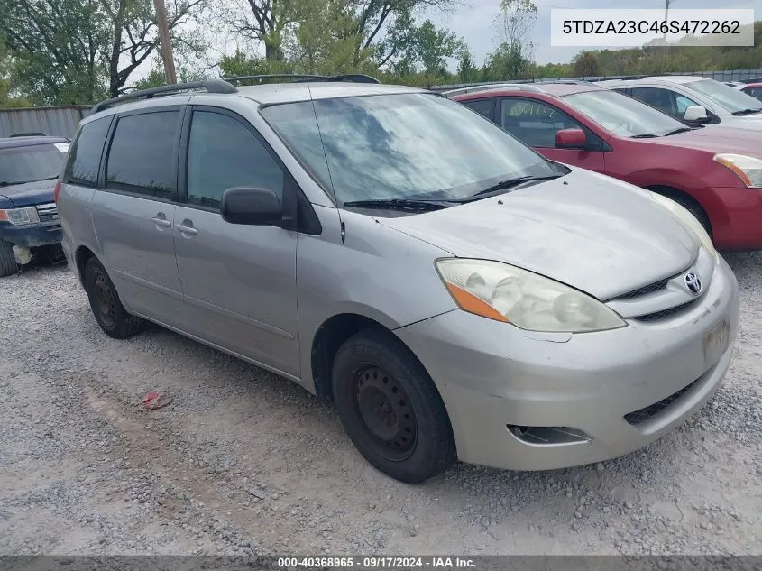 5TDZA23C46S472262 2006 Toyota Sienna Le