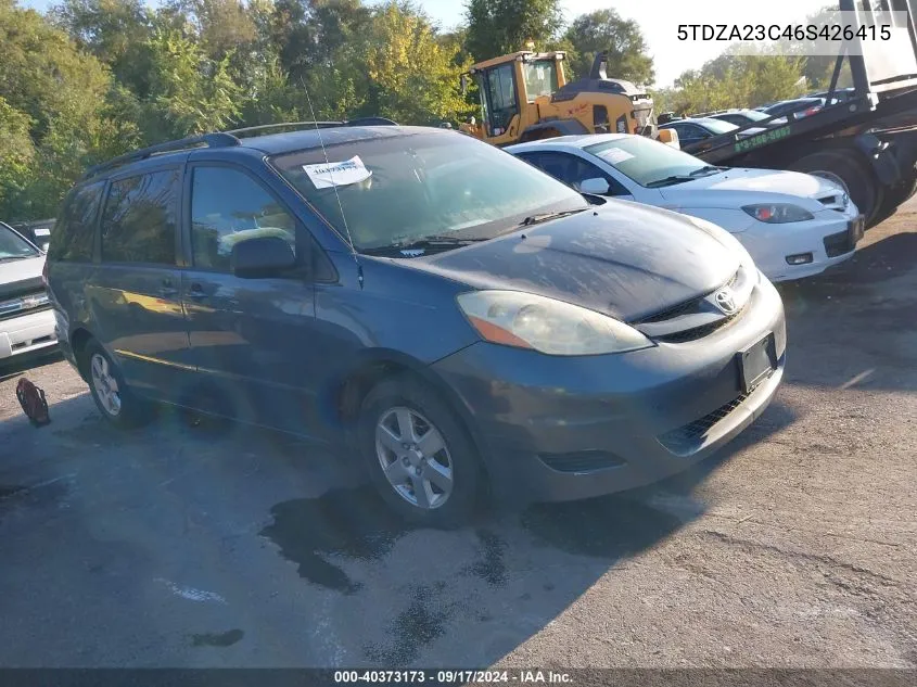 5TDZA23C46S426415 2006 Toyota Sienna Le