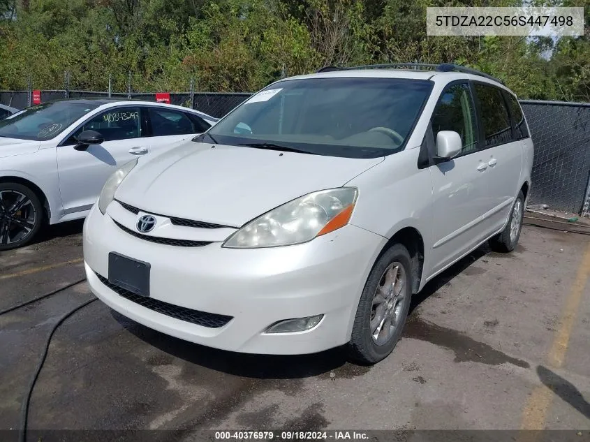 5TDZA22C56S447498 2006 Toyota Sienna Xle