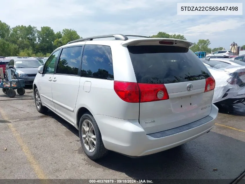 2006 Toyota Sienna Xle VIN: 5TDZA22C56S447498 Lot: 40376979