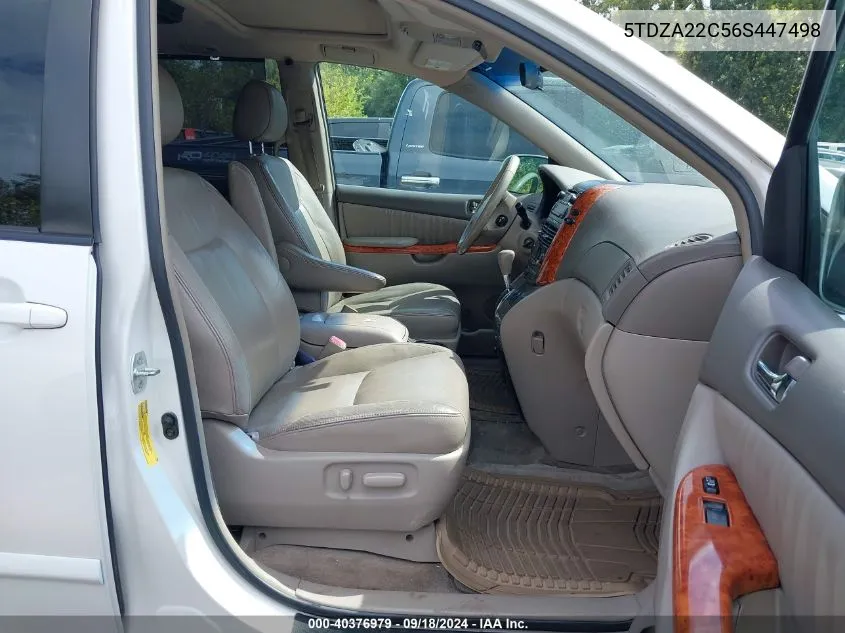 5TDZA22C56S447498 2006 Toyota Sienna Xle