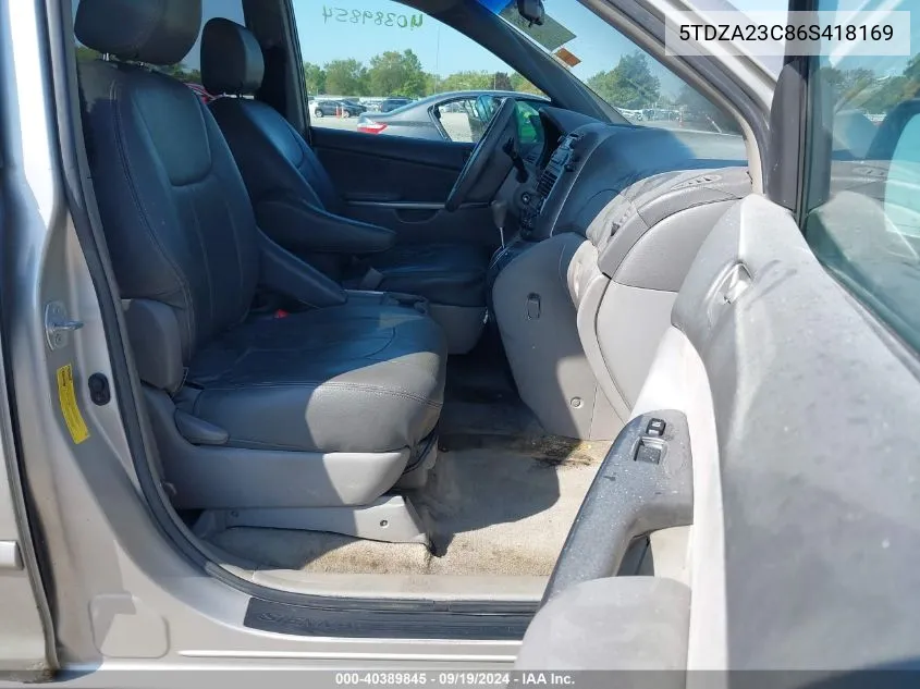 5TDZA23C86S418169 2006 Toyota Sienna Le