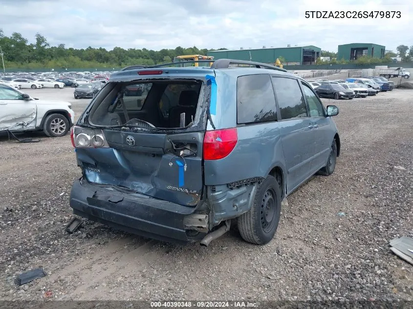 2006 Toyota Sienna Le VIN: 5TDZA23C26S479873 Lot: 40390348