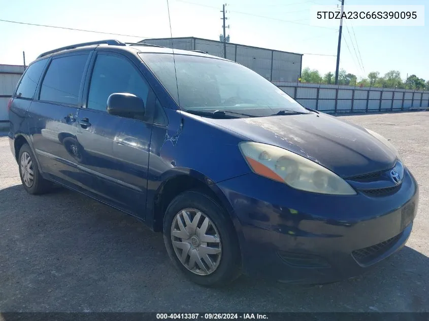 2006 Toyota Sienna Le VIN: 5TDZA23C66S390095 Lot: 40413387