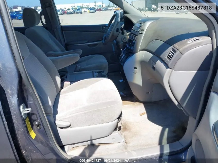 5TDZA23C16S487818 2006 Toyota Sienna Ce