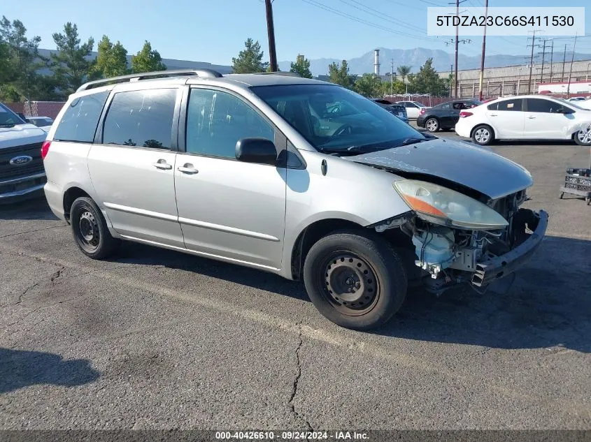 5TDZA23C66S411530 2006 Toyota Sienna Le