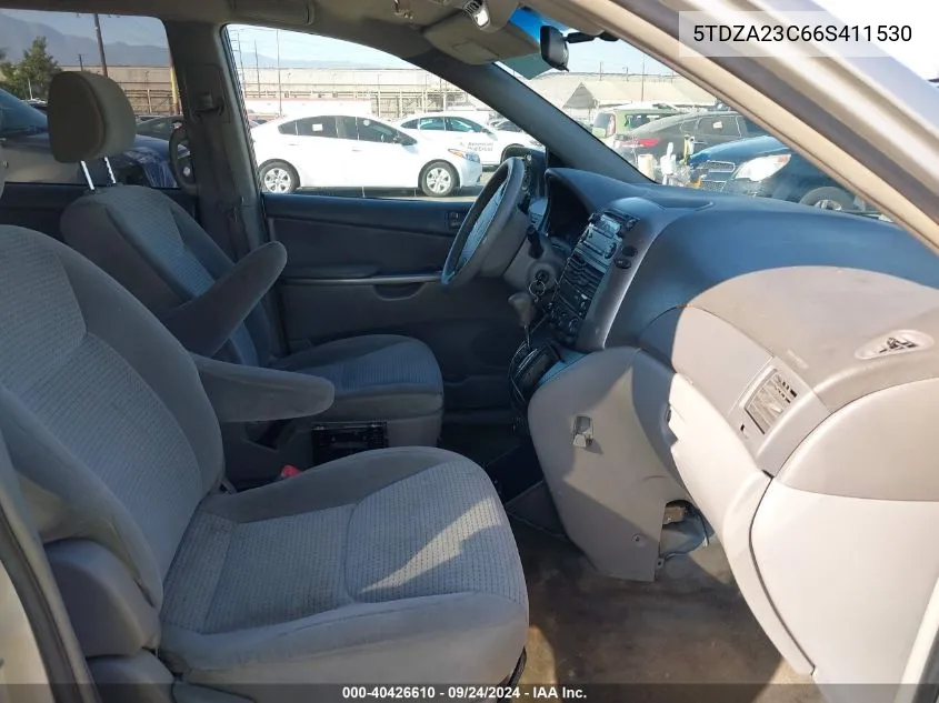 5TDZA23C66S411530 2006 Toyota Sienna Le