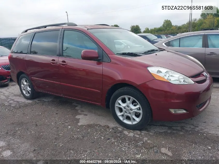 5TDZA22C96S581608 2006 Toyota Sienna Xle/Xle Limited