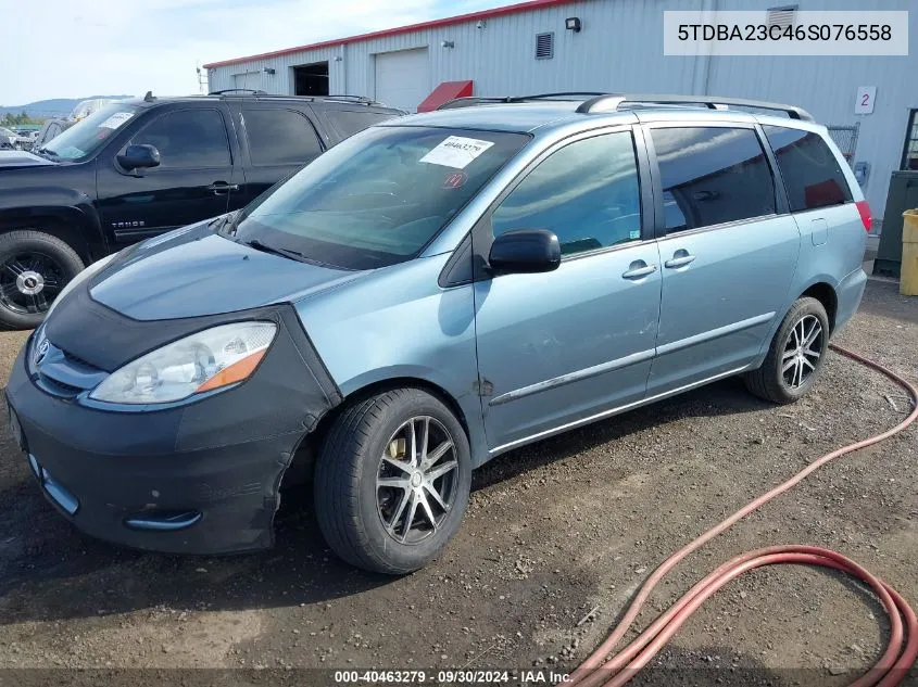 5TDBA23C46S076558 2006 Toyota Sienna Le