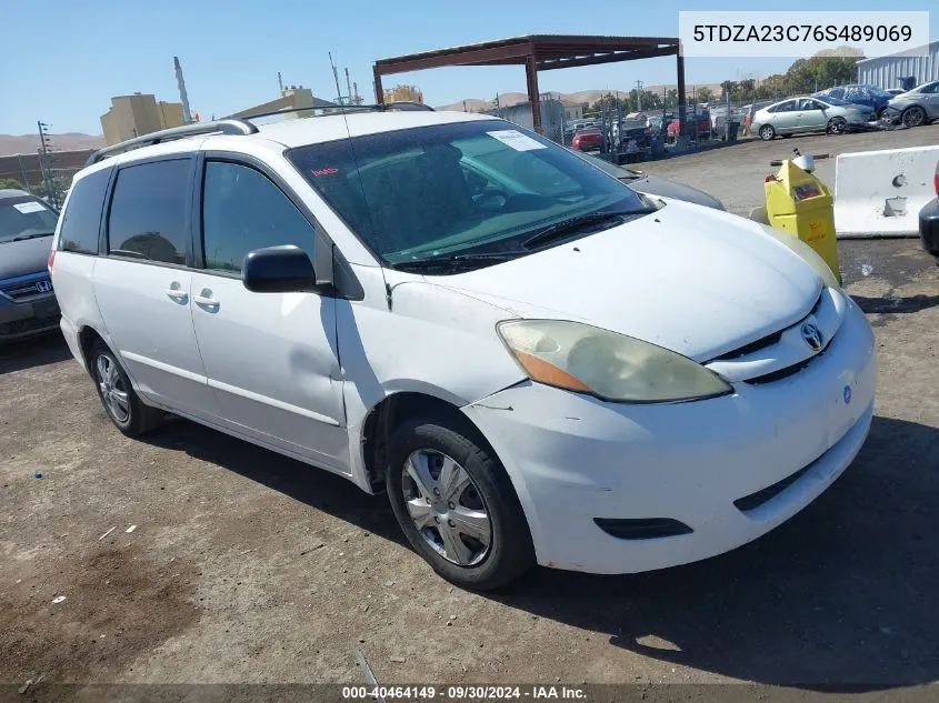 2006 Toyota Sienna Le VIN: 5TDZA23C76S489069 Lot: 40464149