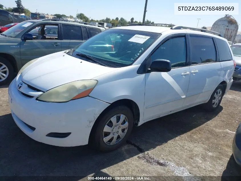 5TDZA23C76S489069 2006 Toyota Sienna Le