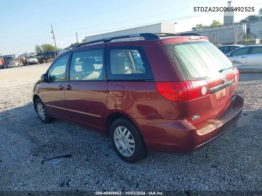 5TDZA23C06S492525 2006 Toyota Sienna Ce