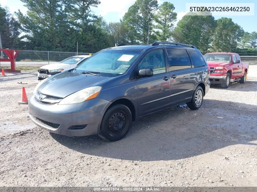 5TDZA23C26S462250 2006 Toyota Sienna Le