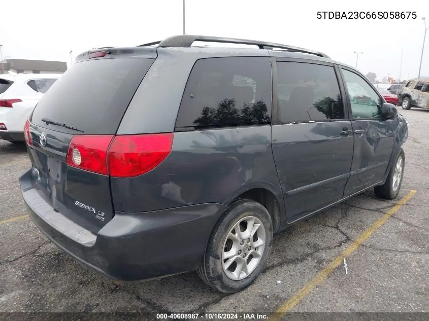 5TDBA23C66S058675 2006 Toyota Sienna Le