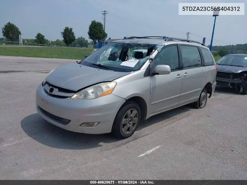 5TDZA23C56S404312 2006 Toyota Sienna Ce