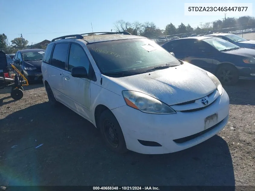 2006 Toyota Sienna Le VIN: 5TDZA23C46S447877 Lot: 40658348