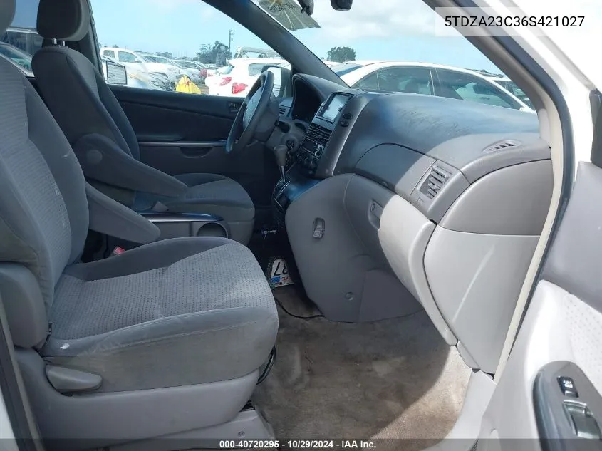 5TDZA23C36S421027 2006 Toyota Sienna Le