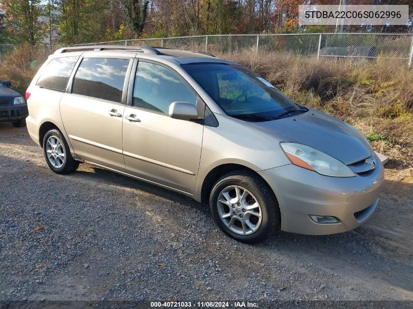 5TDBA22C06S062996 2006 Toyota Sienna Xle