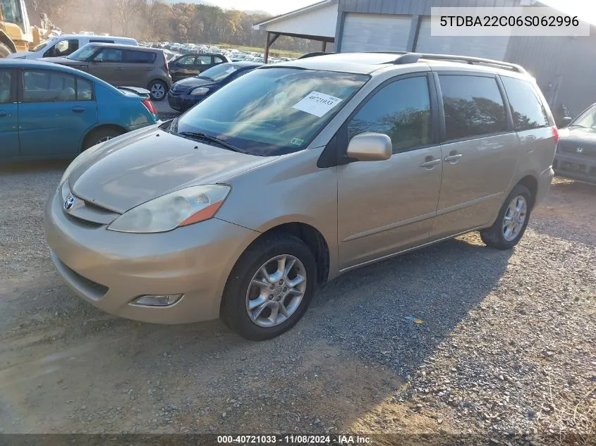 5TDBA22C06S062996 2006 Toyota Sienna Xle