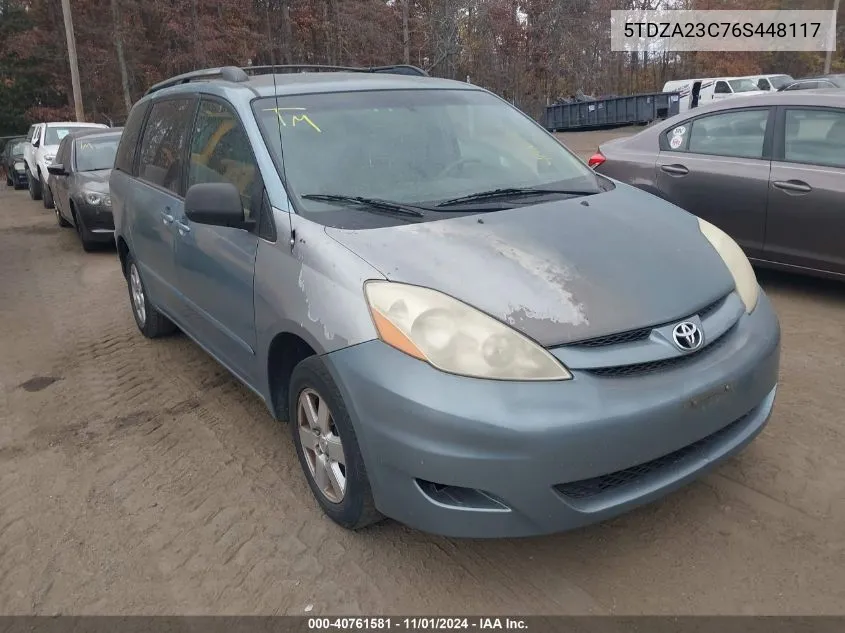 5TDZA23C76S448117 2006 Toyota Sienna Le