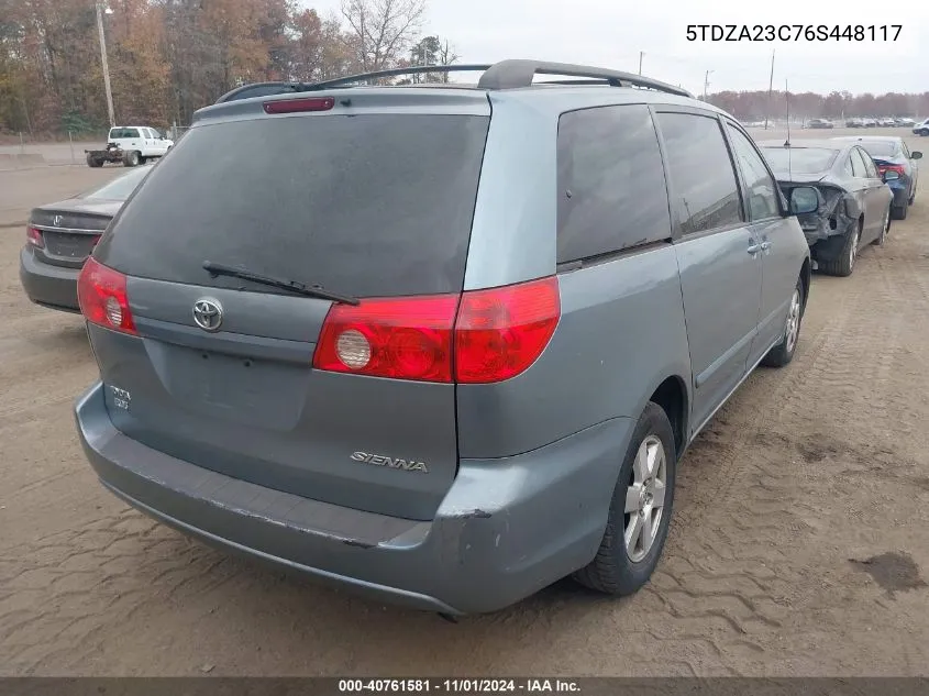 5TDZA23C76S448117 2006 Toyota Sienna Le