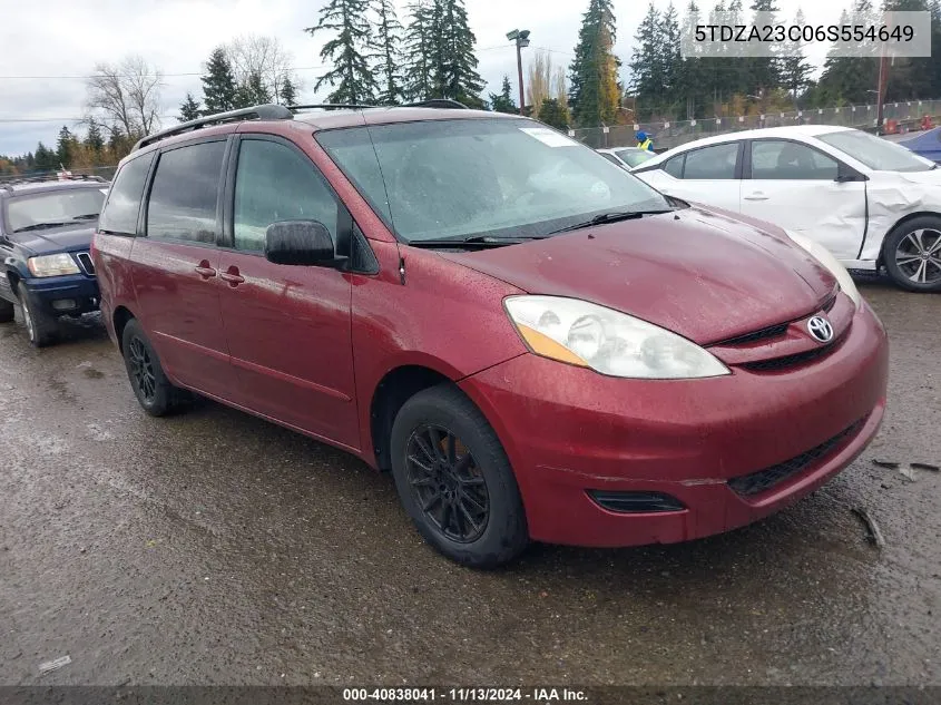 5TDZA23C06S554649 2006 Toyota Sienna Le