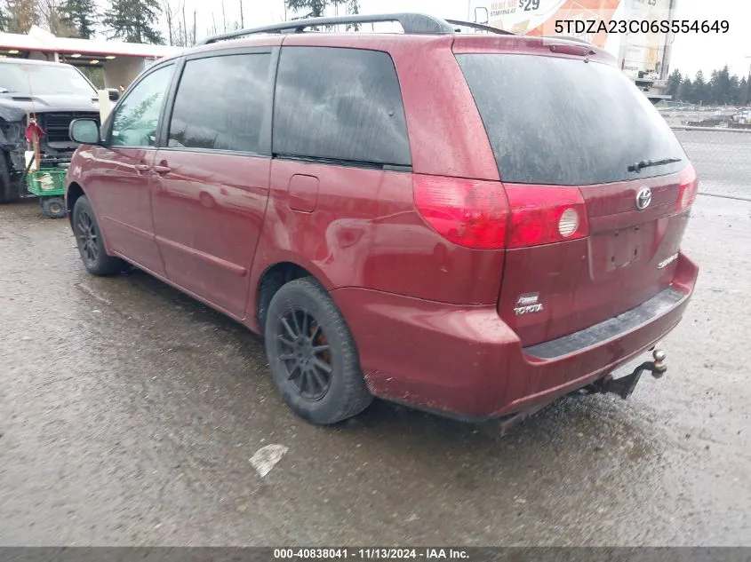 5TDZA23C06S554649 2006 Toyota Sienna Le