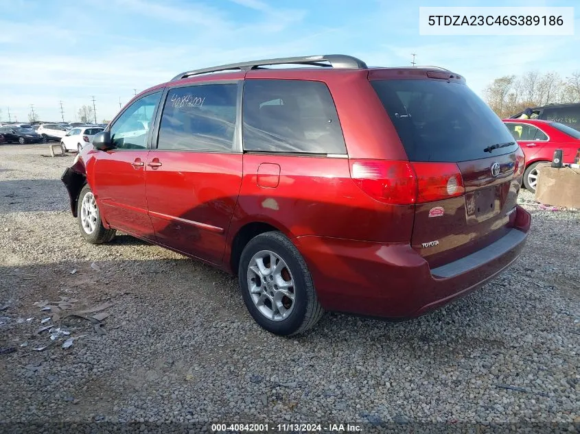 5TDZA23C46S389186 2006 Toyota Sienna Le