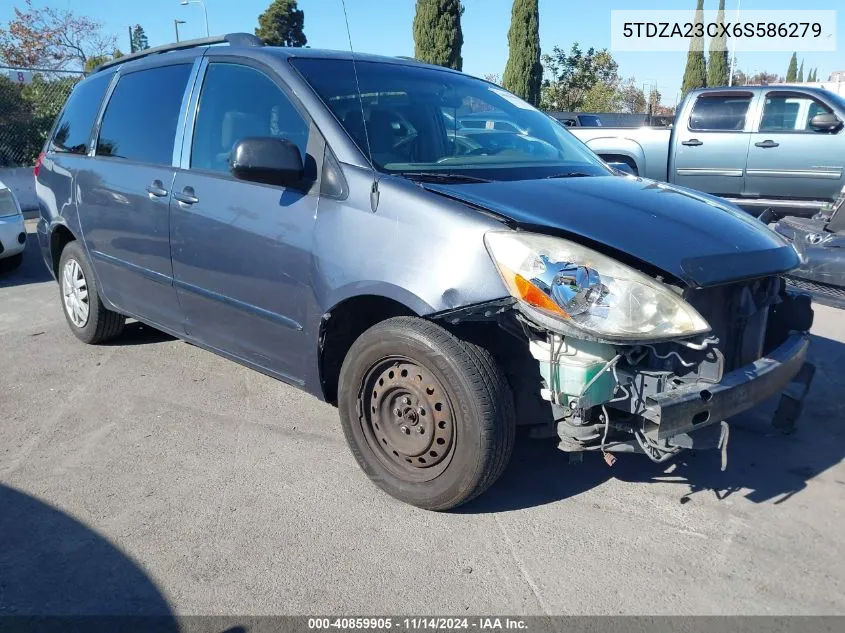 2006 Toyota Sienna Le VIN: 5TDZA23CX6S586279 Lot: 40859905