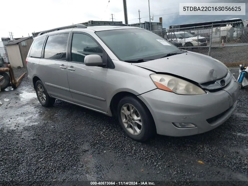 5TDBA22C16S056625 2006 Toyota Sienna Xle Limited