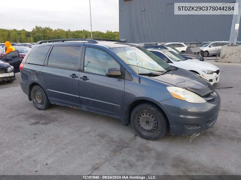 5TDZK29C37S044284 2007 Toyota Sienna Ce 7 Passenger/Ce 8 Passenger