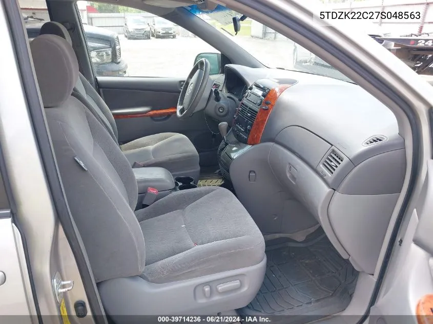 5TDZK22C27S048563 2007 Toyota Sienna Xle