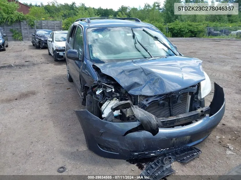 5TDZK23C27S046357 2007 Toyota Sienna Ce