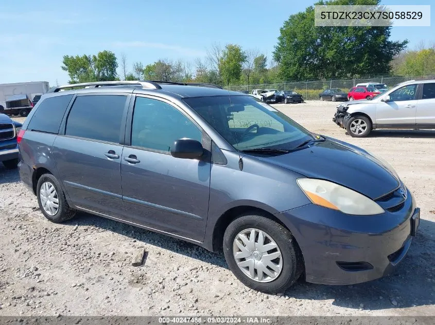 5TDZK23CX7S058529 2007 Toyota Sienna Le