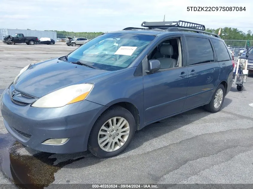 2007 Toyota Sienna Xle VIN: 5TDZK22C97S087084 Lot: 40253524