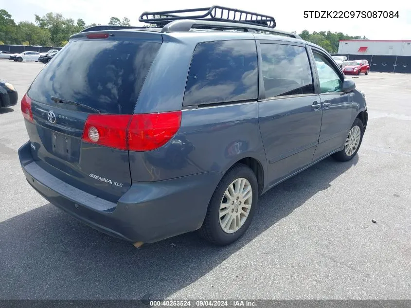 2007 Toyota Sienna Xle VIN: 5TDZK22C97S087084 Lot: 40253524