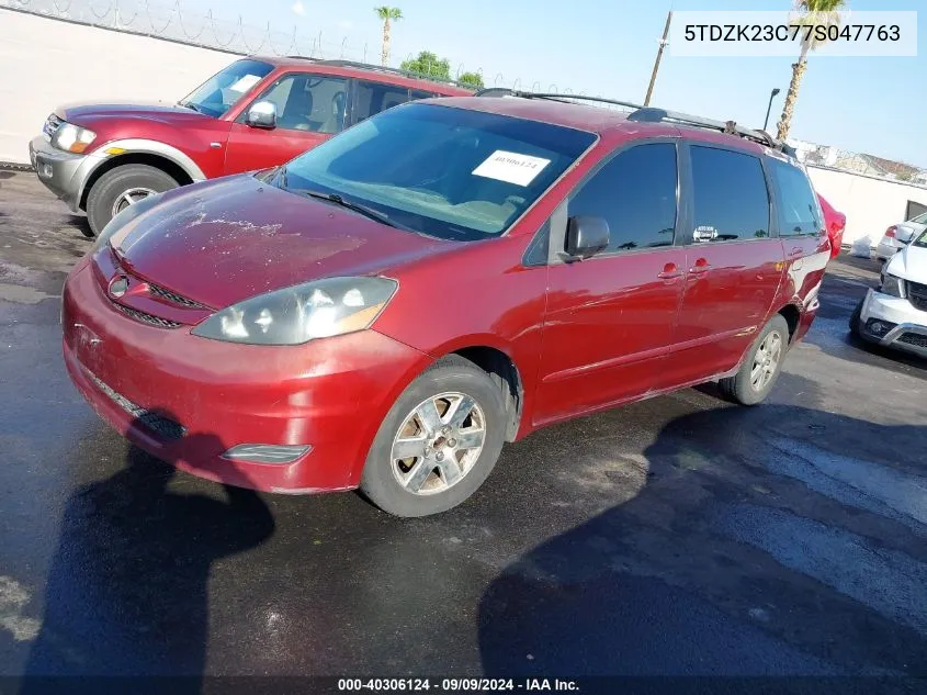 5TDZK23C77S047763 2007 Toyota Sienna Le