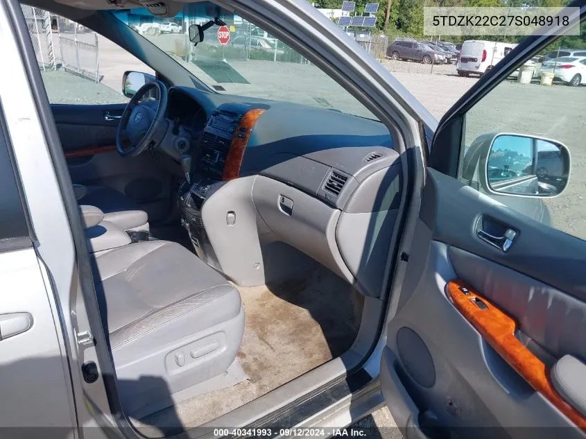 5TDZK22C27S048918 2007 Toyota Sienna Xle