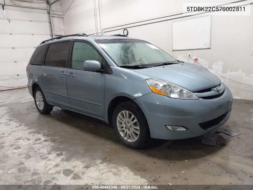 5TDBK22C57S002811 2007 Toyota Sienna Xle